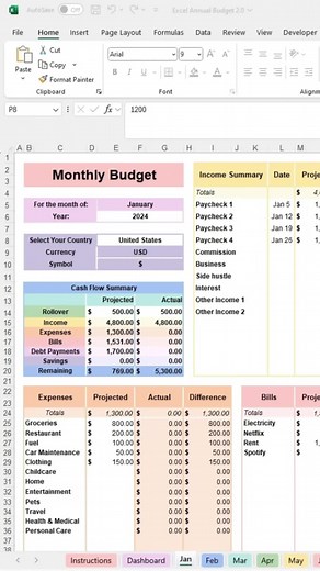 Master Your Finances with a Simple Budget Spreadsheet
