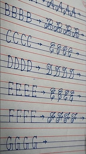 A to Z stylish alphabet in English || Cursive a to z in English || #cursivehandwriting #tricks