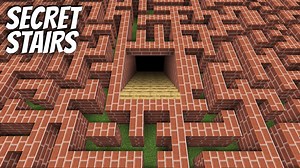 i found a biggest maze with secret stairs in minecraft ! what's inside the secret stairs | Yuyu Craft