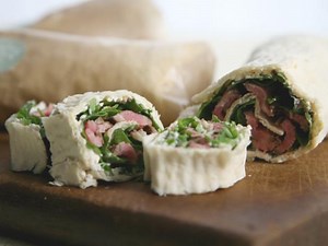 Flank Steak and Pepper Pinwheels