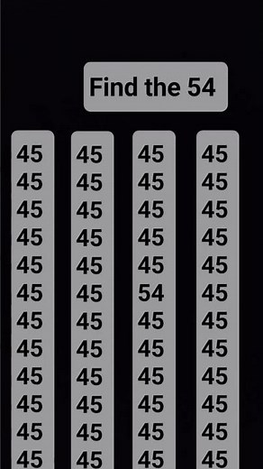 Find the 54 number #geniusmindset #puzzle #maths #mathstricks