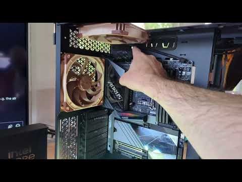 Noctua Full Fans Install - Intel Core Ultra 9 285k System Build 014