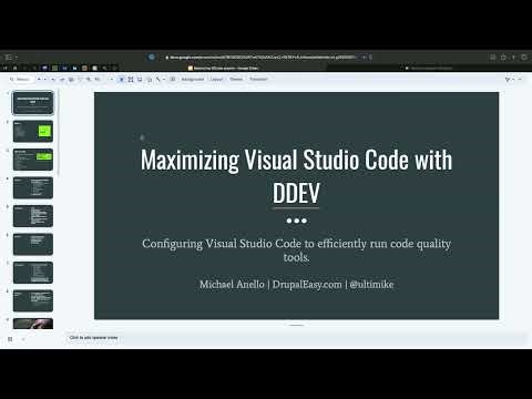 Maximizing Visual Studio Code with DDEV for Drupal developers