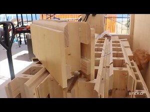 Sistema Construccion Bloques de Madera Steko