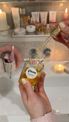 Self care routine 🎀 #selfcare #nightroutine #aesthetic #asmr #selfcaretips