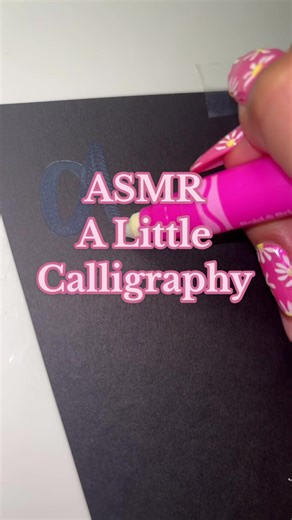 ASMR Calligraphy: Enjoy Relaxing Writing Sounds