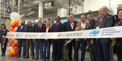 Leprino Foods, world leader in production of mozzarella cheese, celebrates opening in Lubbock