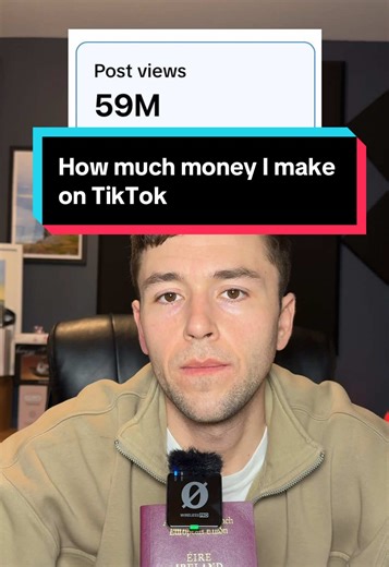 How much money I make from TikTok. People have been very kind saying “you are flying with the videos you must be making a fortune” I’m still driving my 2012 car and will be for the foreseeable. #creator #salary #tiktokkers #ireland