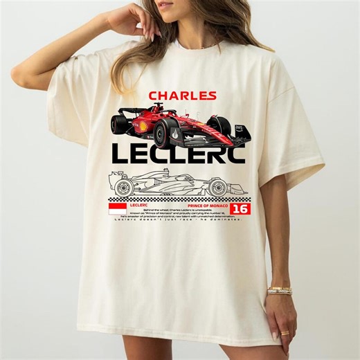 Charles Leclerc Shirt, Vintage Ferrari F1 Tee, Leclerc Fan Gift, Ferrari Racing Merch, Formula 1 Grand Prix Shirt, Leclerc Sweatshirt - Etsy