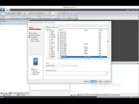 Final Mobile Forensics Training Series Open Previous Acquisition