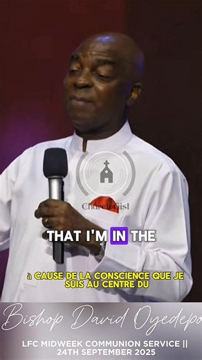 I Am Not Under Any Pressure. I Work But I Am Not Worried Because I Am Conscious That I Am In The Centre Of The Centre Of The Will Of God In This Assignment ‎ ‎- Bishop David Oyedepo ‎ ‎#BishopDavidOyedepo ‎#MidweekCommunionService ‎#24thSeptember2025 ‎#LFCWorldwide ‎#2025NewEraYear ‎#ChurchGist | Church Gist