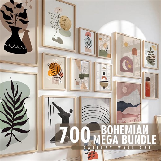 700 Piece Gallery Wall Art Set | Mega Bundle (digital Download) - Etsy
