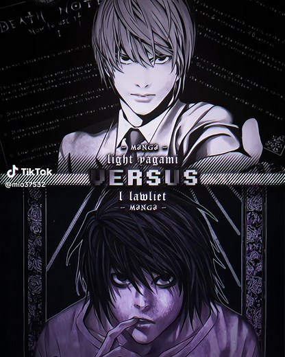 Light vs L (manga) - Battle of Wits in Death Note