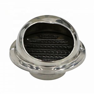 [Hot Item] 4/5/6 Inches Stainless Steel Home Wall Round Air Vent Diffuser Waterproof Vent Cover Diffuser