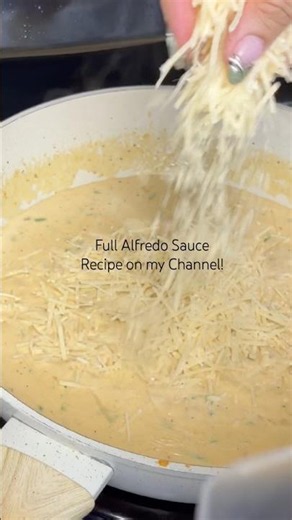 Chicken Alfredo Sauce! #alfredosauce