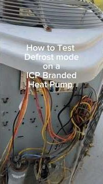 How to Test Defrost Mode #hvac #airconditioner #tech #training