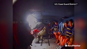 Lightning strikes boat off the coast of Florida