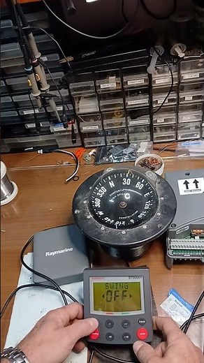 st6000 raymarine autohelm compass offset