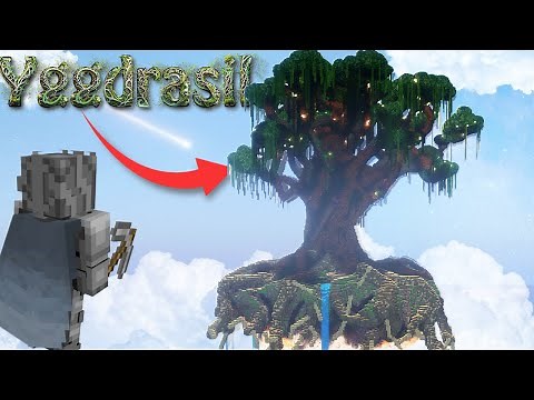 I Built The World Tree from Norse Myth, in Minecraft (Yggdrasil)