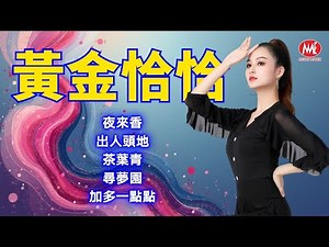 【黃金恰恰】夜來香丨出人頭地丨茶葉青丨尋夢園丨加多一點點 Golden Cha-Cha Mandarin Oldies(歌詞版)