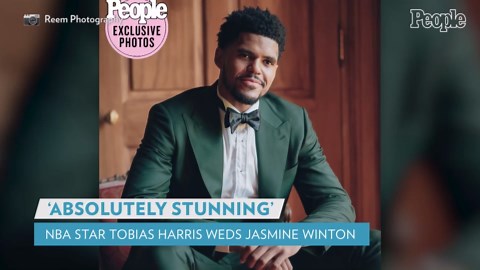 NBA Star Tobias Harris Weds Jasmine Winton at a New York Castle: 'She Just Opened My Eyes Up'