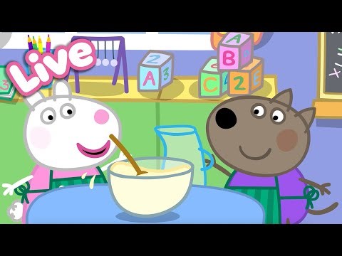🍎 Peppa Pig Best Bites LIVE! 🐷 Peppa’s Food & Cooking Moments | Tales Full Episodes 24/7