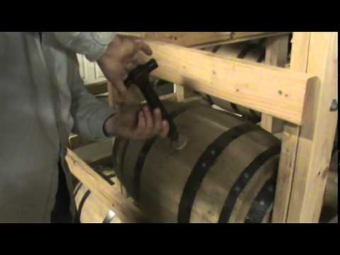 Removing Wood Bung From Whiskey Barrel