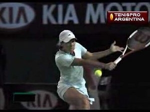 Justine Henin-Hardenne - Slow Motion Backhand Slice