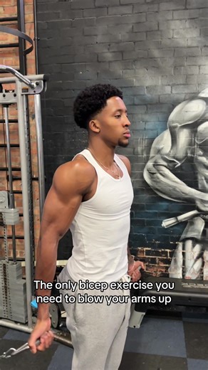 Bayesian cable curls   cable hammer curls have been a game changer for my bicep growth🔥#gym #biceps #fyp #arms #motivation