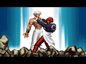 Retro PSX The King of Fighters 97 Gameplay Kyo Kusanagi ,Shisuru e Iori Yagami