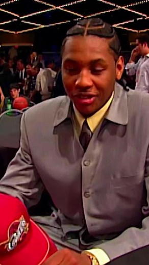 Carmelo Anthony NBA Draft Night 2003 #fyp #like #explore #carmeloanthony #basketball #tiktok #trending #throwback