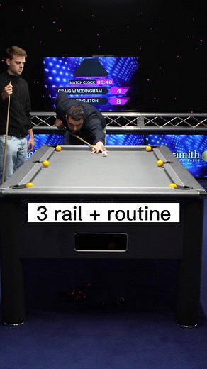(EXPERT)3 rail routine with Aaron the pool coach in the Ultimate Pool arena 🎱 #billiard #drill #routine #professional #jackwhelan #thewonder #UltimatePool | Jack "The Wonder" Whelan