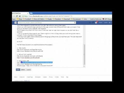 Editing a document (file) in a facebook group
