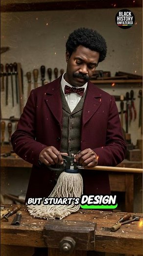 The Black Inventor Who Reinvented the Mop — The Genius of Thomas W. Stewart #blackhistory