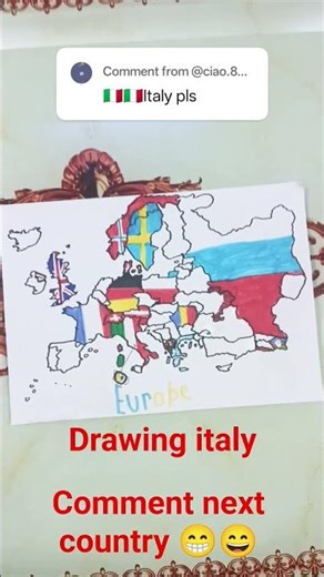drawing italy 🇮🇹 #history #europe #geographythroughmaps