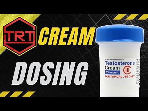 Scrotal Testosterone Cream Dosage / Doses