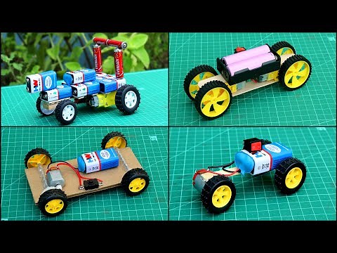 4 Amazing DIY DC Motor Toys You Can Make at Home | Awesome DC Motor Inventions and Toy Cars