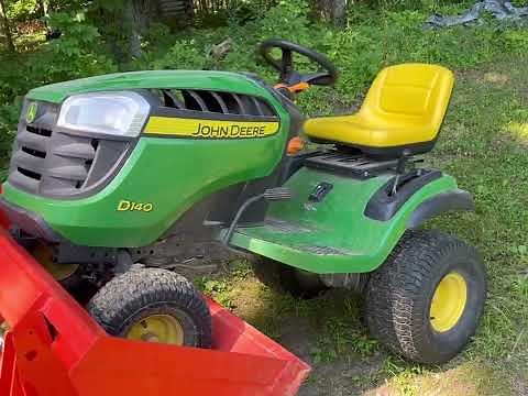John Deere D100 D110 D120 D130 D140 Lawn Mower Tractor Hydrostatic Belt Fix Part 2