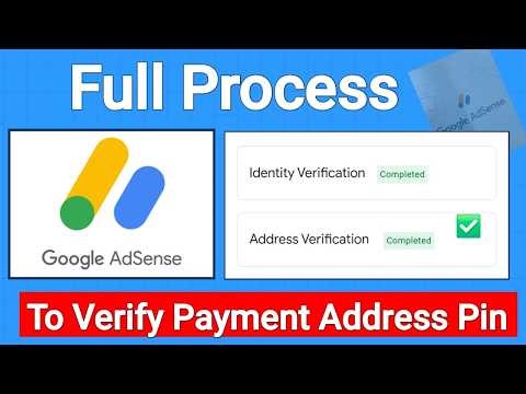 How to Verify AdSense Address PIN (Step-by-Step 2026) ✅
