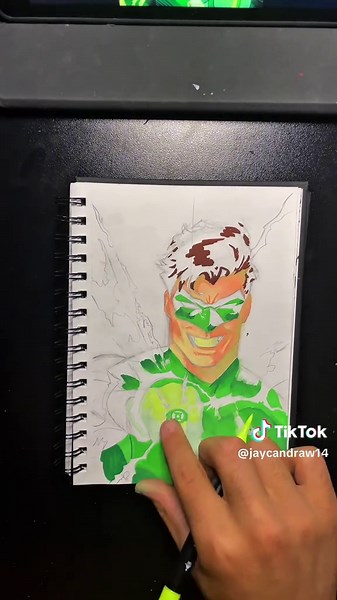 Coloring Green Lantern: A Creative Journey