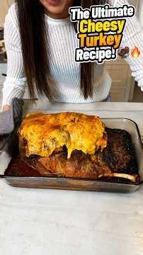 The Ultimate Cheesy Turkey Recipe! 🦃🔥 #food #recipes #shorts