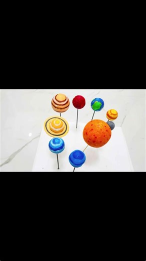 DIY Solar System that actually GLOWS! #crafts #diy #art #schoolproject #easycraftforkids #papercraft