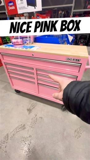 BIG PINK Toolbox Available at Lowes!