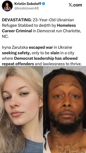 The suspect? 34-year-old Decarlos Brown Jr. — a homeless career criminal with over a decade of arrests and violent charges, yet still free to prey on innocents in Democrat-run Charlotte.👉🏼Follow @ksokconservative for more curated news for Patriots. 🇺🇸 | Kristin Sokoloff