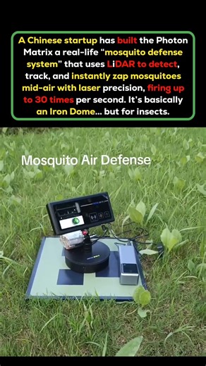 Laser Mosquito Killer? This “Photon Matrix” Zaps Bugs Mid-Air 🤯 #shorts