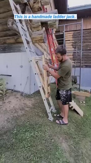 4M views · 11K reactions | Have you ever seen a ladder jack before?...