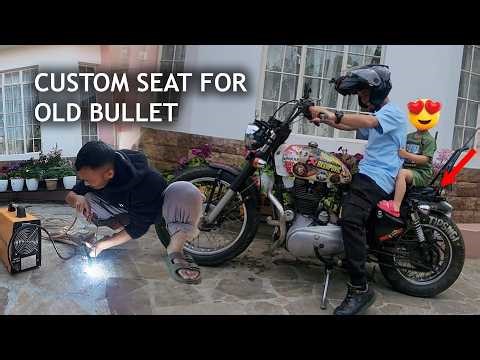 Making a pillion seat for my son 😍