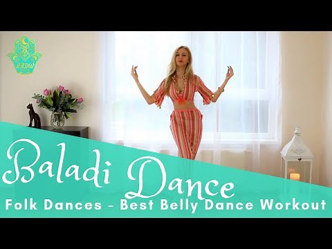 BALADI dance tutorial basic moves - Best Belly Dance Workout