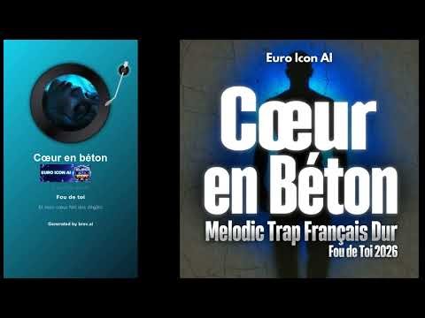 Cœur en Béton – Melodic Trap Français Dur | Fou de Toi 2026 #music #français #france