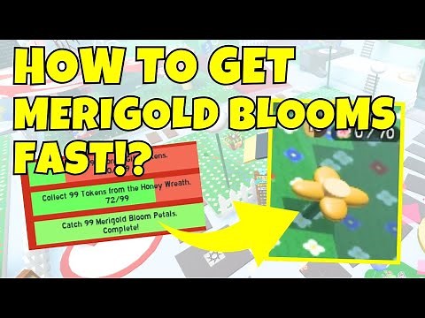 HOW TO GET *MERIGOLD BLOOM PETALS* FAST IN BEESMAS 2025-2026 | BEE SWARM SIMLATOR | ROBLOX